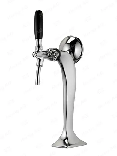 Zapfsäule Cobra 1-ltg. mit Leitungen und LED Beleuchtung