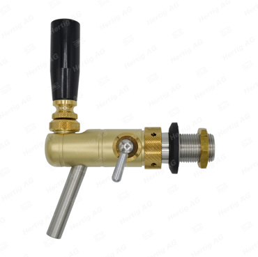 Bierzapfhahn Junior Inox Gold-Dekor 5/8"