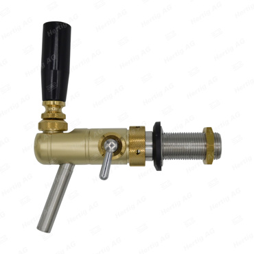 Bierzapfhahn Junior Inox Gold-Dekor 5/8"