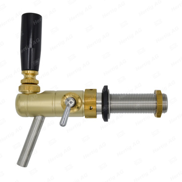 Bierzapfhahn Junior Inox Gold-Dekor 5/8"