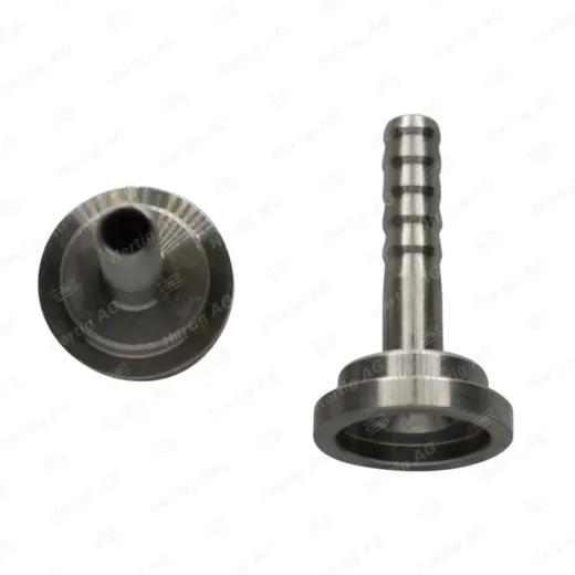 TDS-Edelstahltülle gerade 6LW, 7,6mm AD