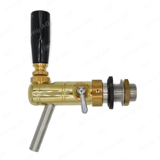 Bierzapfhahn Junior Inox Gold-Poliert 5/8"