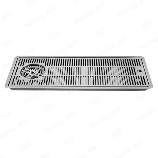 Einbau-Tropfschale 880 x 205mm INOX